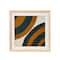 Hello Honey® Square Abstract Embroidery in Wood Frame